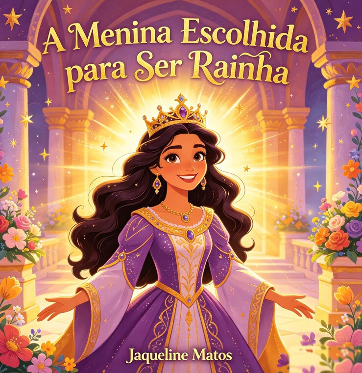 Capa do livro A Menina Escolhida para Ser Rainha